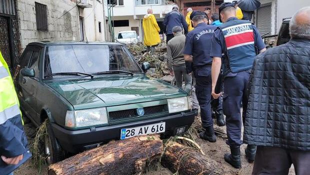 Giresun'da sel ve su baskını: Mahsur kalanlar tahliye edildi