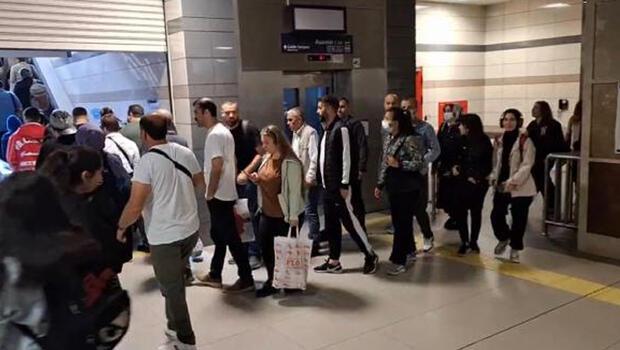 Üsküdar Çekmeköy Metro hattında arıza