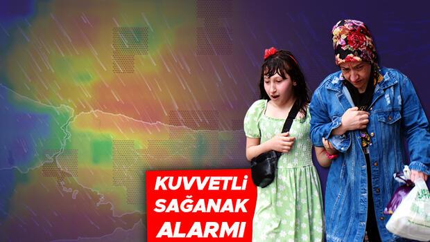 Meteoroloji'den İstanbul dahil 12 kente uyarı: Kuvvetli sağanak alarmı