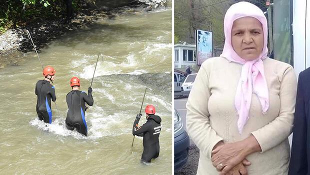 Ordu Fatsa'da dereye düşen Naciye Yılmaz aranıyor