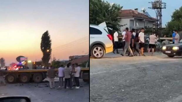 TIR'ın dorsesine arkadan çarpan otomobil sürücüsü öldü