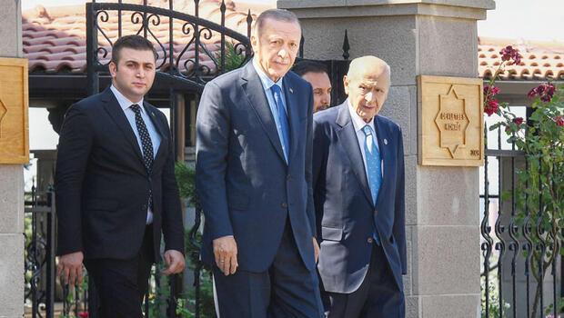 Erdoğan’dan Bahçeli’ye yerel seçim ziyareti