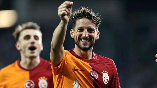 Galatasaray'da Dries Mertens'in şovu devam ediyor! Hagi'yi geride bırakmıştı, rekorunu geliştirdi