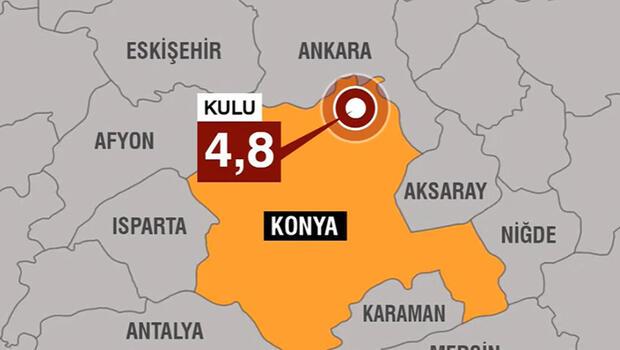 Konya'da 4,8 büyüklüğünde deprem... Ankara ve çevre illerden de hissedildi