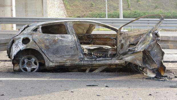 Kuzey Marmara Otoyolu'nda korkunç kaza! İki kişi hayatını kaybetti