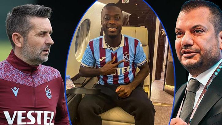 Trabzonspor, Beşiktaş'ın da istediği Nicolas Pepe'yi transfer etti! Formayı giydi...