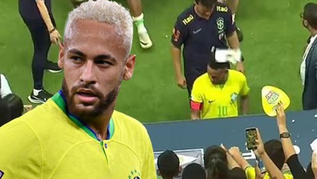 Neymar'a patlamış mısır kutusu atıldı!