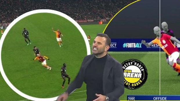 Galatasaray'ın golünde ofsayt çizgisi yanlış çekildi iddiası! Çok konuşulan görüntü: Icardi, Kim Min Jae ve Upamecano...