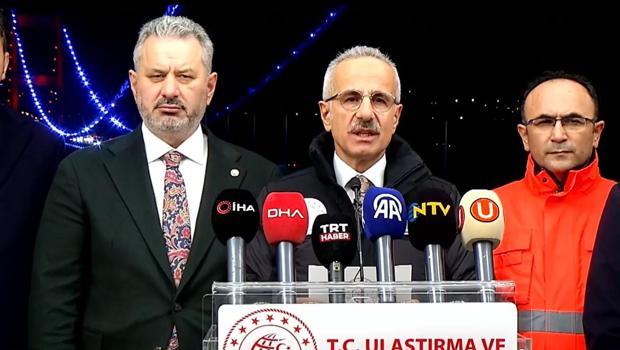 Ulaştırma Bakanı Uraloğlu, FSM'deki bakım çalışmalarını inceledi