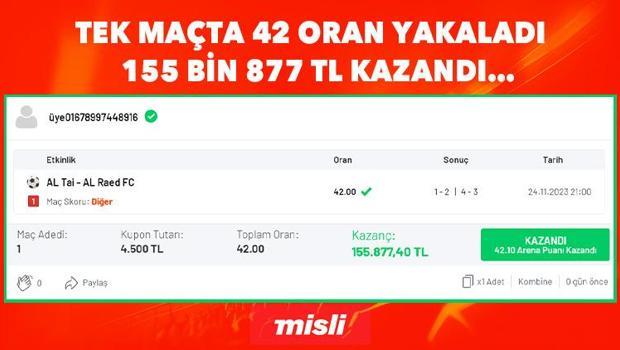 “Yok artık” dedirten iddaa kuponu! 90+'da atılan 3 golle 155 bin 877 TL kazandı...