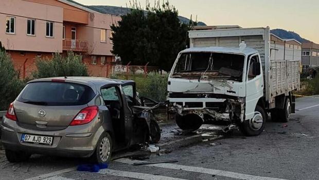 Manisa'da feci kaza: 1 ölü, 3 yaralı