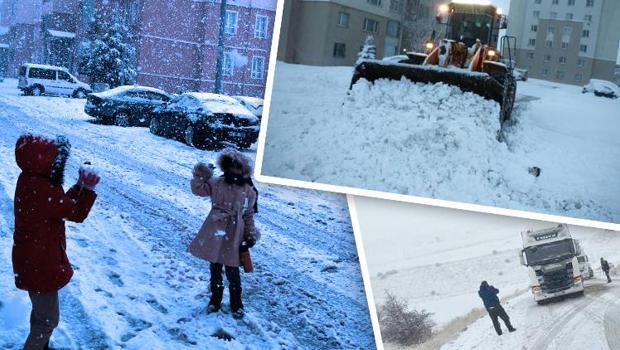 Meteoroloji uyarmıştı! Türkiye kar yağışına teslim... Araçlar yolda kaldı, kar kalınlığı 35 santimi buldu