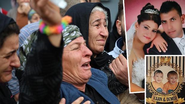 Adana'da anne, baba ve ikiz çocuklarına acı veda... Anneanneden yürek yakan feryat