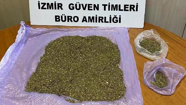 İzmir'de cezaevi firarisine operasyon! Uyuşturucu maddeyle yakalandı