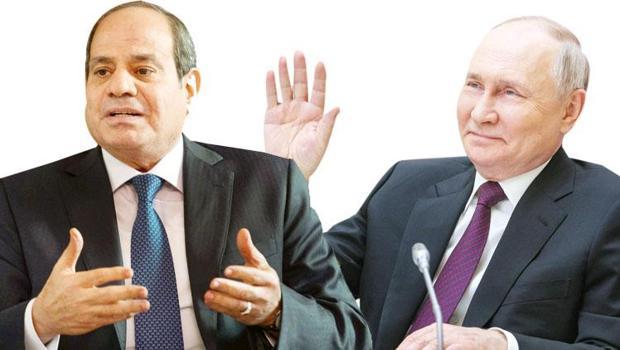 Diplomatik trafiğe Putin ve Sisi’yle devam