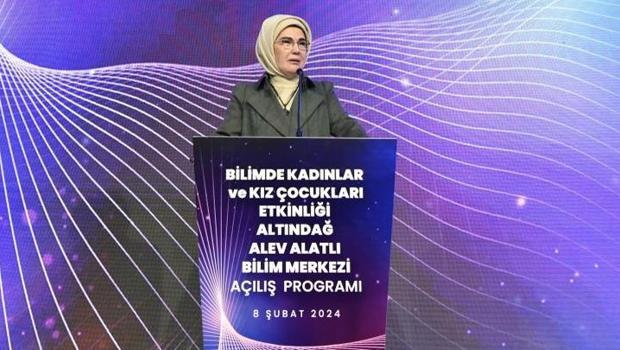 Emine Erdoğan, Alev Alatlı Bilim Merkezi’nin açılışını yaptı... 'Türk bilim kadınları dünyaya ilham oluyor'