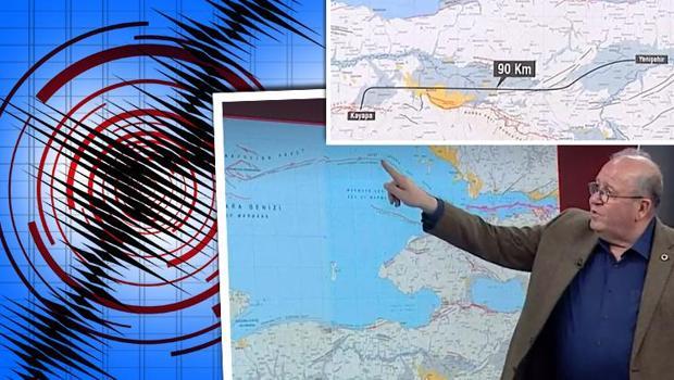 Marmara Bölgesi'nde yeni fay hattı bulundu! Prof. Dr. Şükrü Ersoy uyardı : 7.3 büyüklüğünde deprem üretebilir