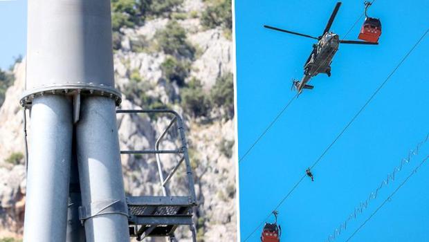 Antalya'da teleferik faciasında kopan civatalar mercek altında