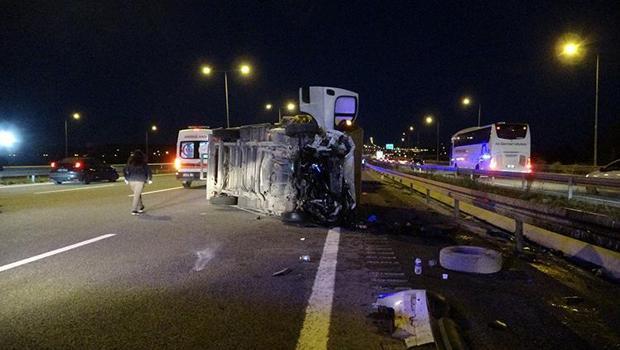 Kuzey Marmara Otoyolu'nda feci kaza: 1 ölü, 5 yaralı