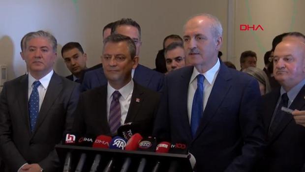 Meclis'te 'yeni anayasa' mesaisi... Meclis Başkanı Kurtulmuş'tan CHP Lideri Özel'e ziyaret