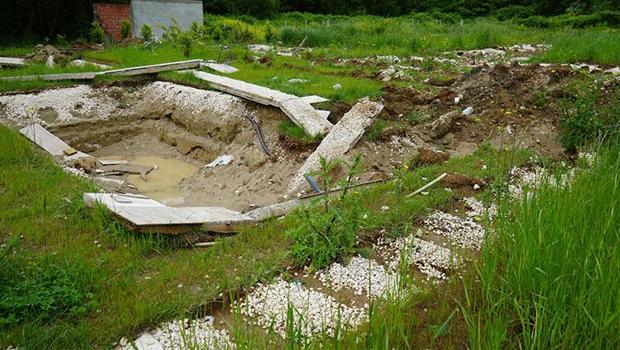 İstanbul'da akılalmaz hırsızlık: Bungalovları havuzuyla birlikte çaldılar