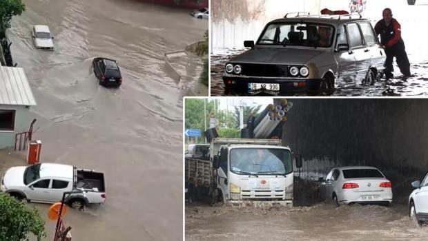 Meteoroloji'den kuvvetli yağış uyarısı... Yollar göle döndü, araçlar mahsur kaldı! Ankara'da sele kapılan çocuk kurtarıldı