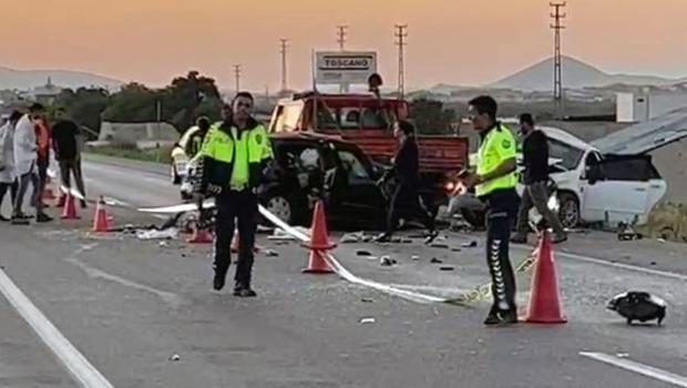 Konya'da feci kaza: 4 can kaybı, 2 bebek yaralı