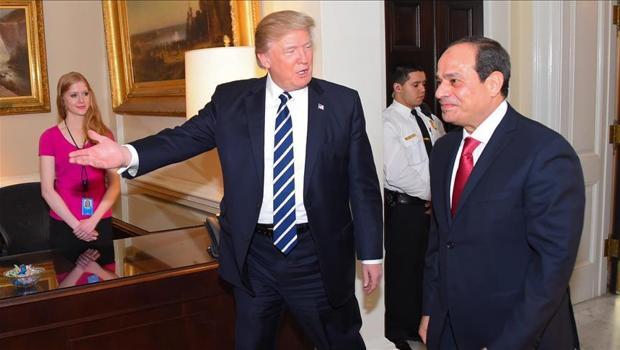 Mısır Cumhurbaşkanı Sisi'den Trump'a "geçmiş olsun" telefonu