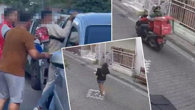 İzmir'de iğrenç olay... 2 kişiyi taciz eden motokurye yakalandı! Meslektaşlarının saldırısına uğradı