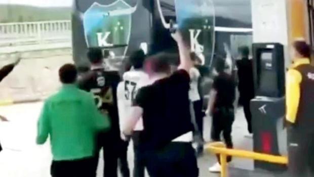 Kocaelispor’a Bolu’da silah çektiler