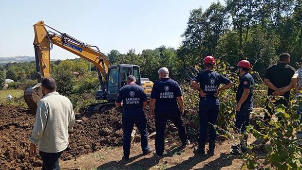 Samsun'da su kuyusu kazısındaki göçükte, 2 kişi hayatını kaybetti