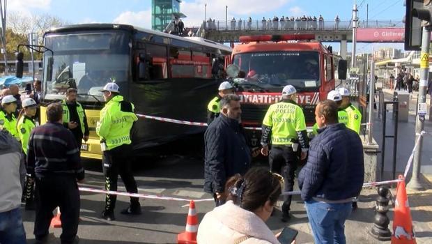 İstanbul'da otobüsün çarptığı kadın hayatını kaybetti