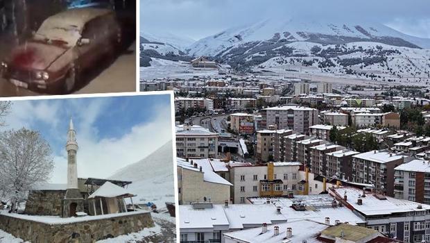 Meteoroloji uyarmıştı: Hava soğudu, kar bastırdı... Kent merkezini beyaz örtü kapladı