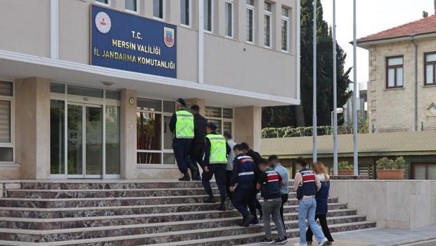 Mersin'de terör örgütüne operasyonda 6 gözaltı