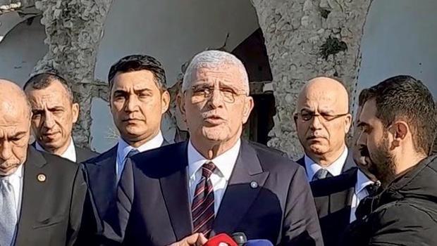 Dervişoğlu Hatay’da: Hükümete erteleme çağrısı