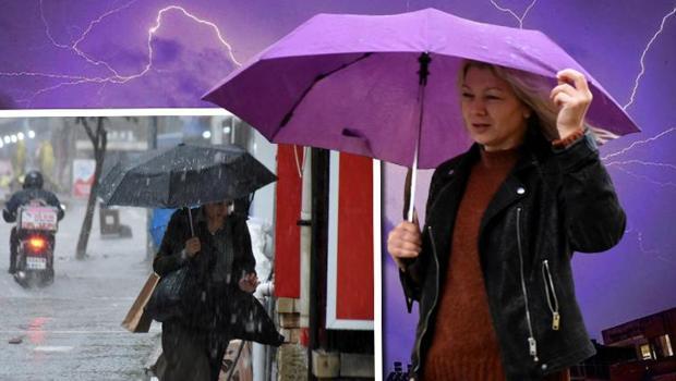 Meteoroloji'den yeni hava durumu raporu: Ege'de sağanak, Marmara'da fırtına