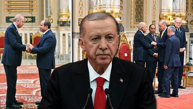 Mısır'da D-8 Zirvesi... Cumhurbaşkanı Erdoğan: Suriye'nin toprak bütünlüğü önemli