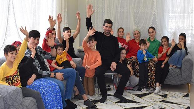 Samsun'da 14 çocuğu, 2 gelini ve 2 torunuyla aynı evde yaşıyorlar