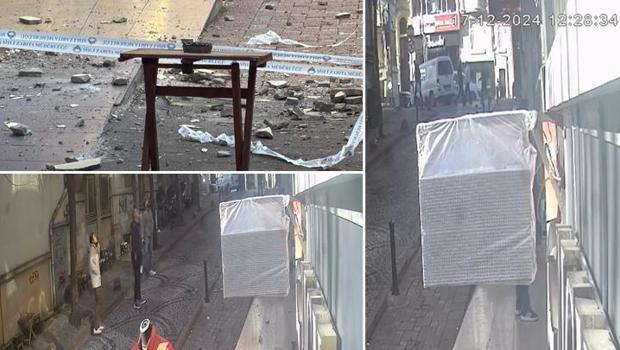 Şişli'de kopan beton parçalarından saniyelerle kurtuldu! 'Az kalsın öbür tarafa gidiyordum'