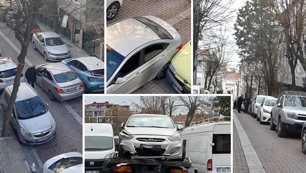 Avcılar'da babasının otomobilini kaçırdı! 8 araca çarpıp kaçan çocuk yakalandı