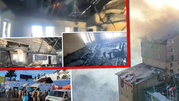 Bolu'da kayak merkezinde yangın faciası: Can kaybı 10'a yükseldi! CNN TÜRK yanan otelin içine girdi