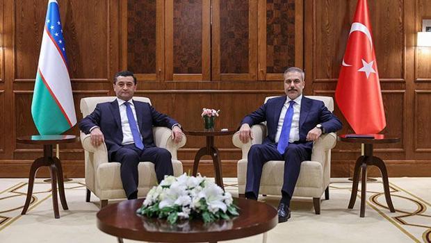 Dışişleri Bakanı Hakan Fidan, Özbekistanlı mevkidaşını kabul etti