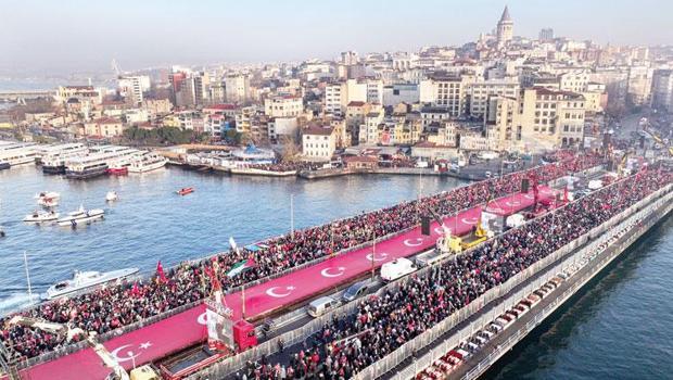 Galata’dan Filistin’e ‘Bir güneş doğuyor’