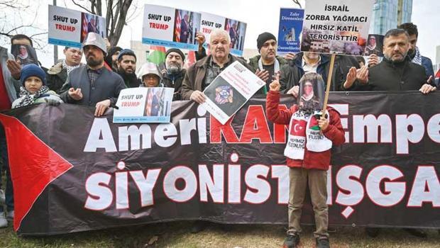 Başkentte Trump’a protesto
