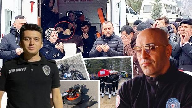 Dün İzmir bugün Antalya... İki polis memuru aynı 'felakete' kurban gitti! Cenaze töreninde göz yaşartan anlar