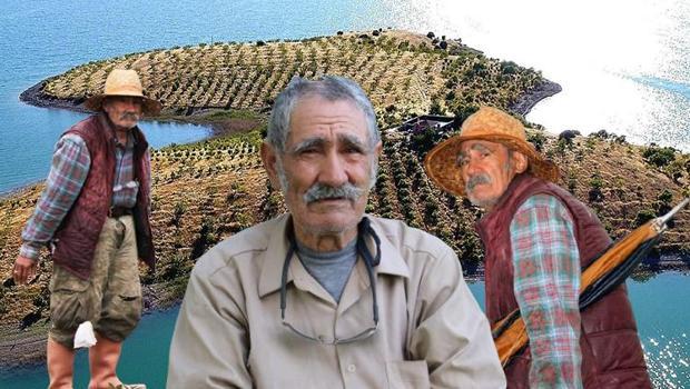 Eşi öldükten sonra adaya yerleşip 20 yıl boyunca ağaç dikmişti... Ziya dedenin 'adası' yetim kalmadı: Belediye sahip çıktı
