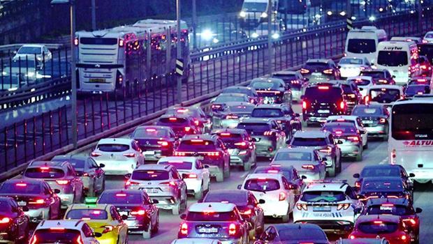 İstanbul'da trafik yoğunluğu