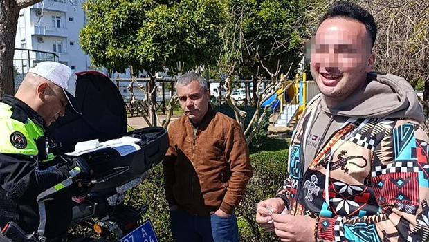 5. kez aynı şekilde yakalanınca ehliyetine el konuldu... Cezayı yiyince 'hak ettik' dedi