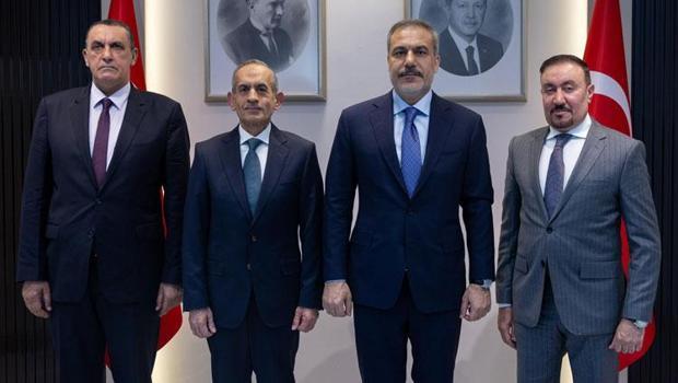 Dışişleri Bakanı Fidan, Irak Türkmen Cephesi Başkanı Turan'ı kabul etti