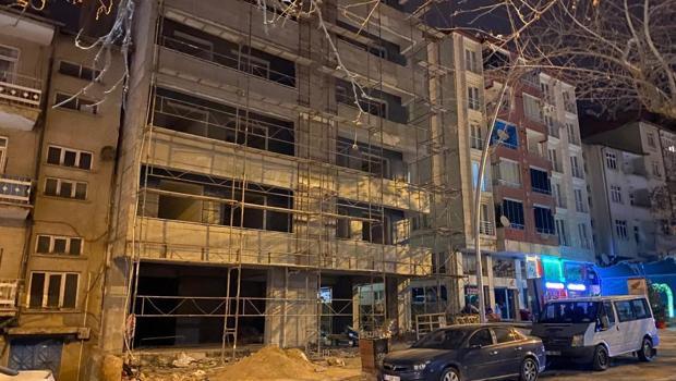 İnşaat halindeki binada korkunç ölüm